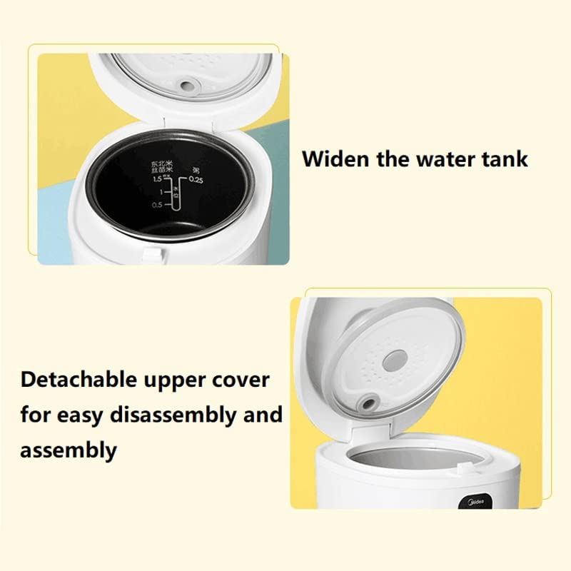 CZDYUF 0.8L Mini Smart 1-2 Person Multifunctional Dormitory Portable Rice Cooker