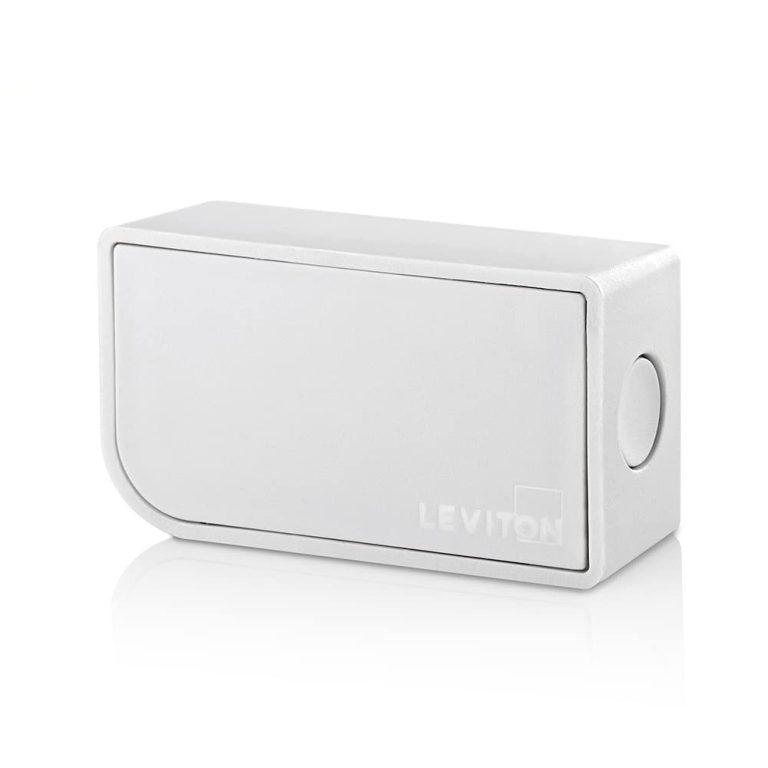 Leviton DN15S-2RW Decora Smart No-Neutral 15A Switch, Requires MLWSB Wi-Fi Bridge to Work, Alexa, Hey Google, HomeKit/Siri, White