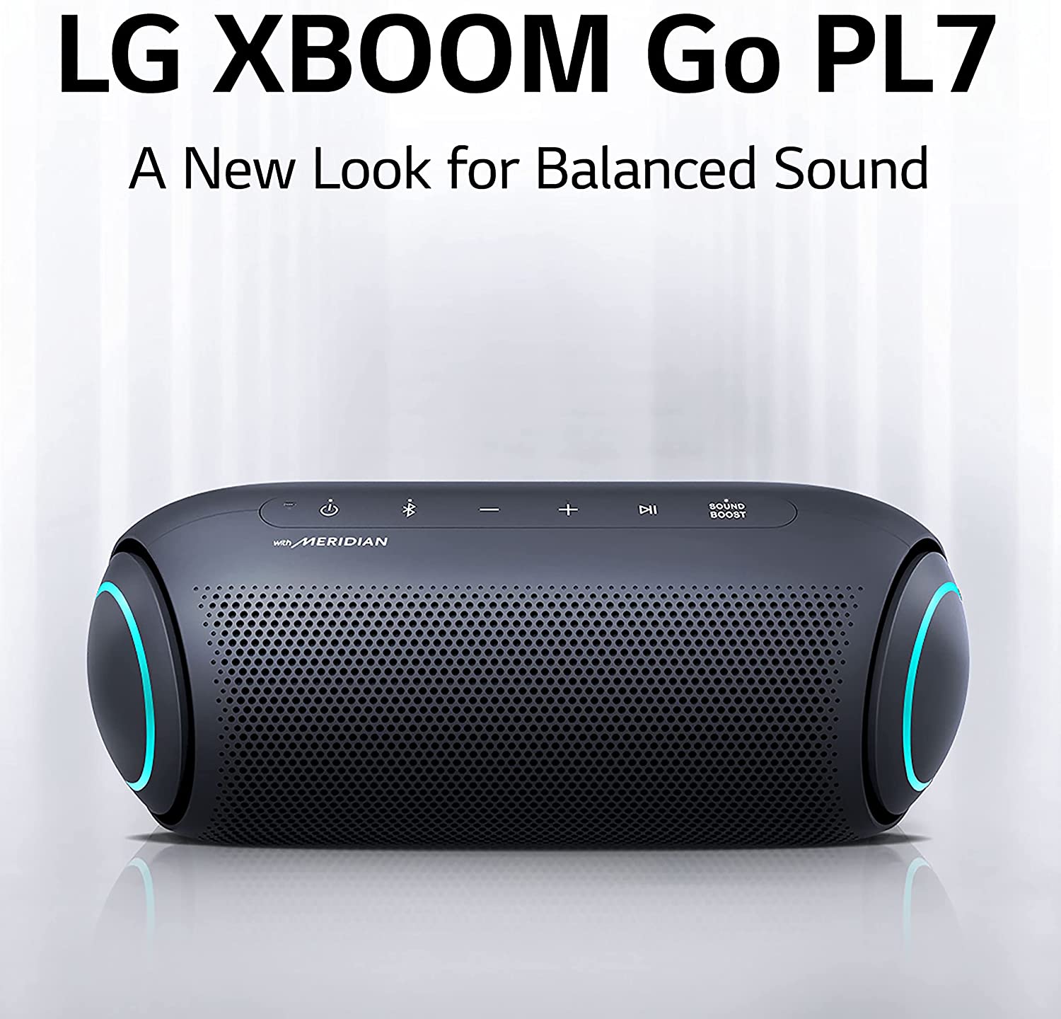 LG XBOOM Go Portable Bluetooth Speaker PL5 - LED Lighting and up to 18-Hour Battery