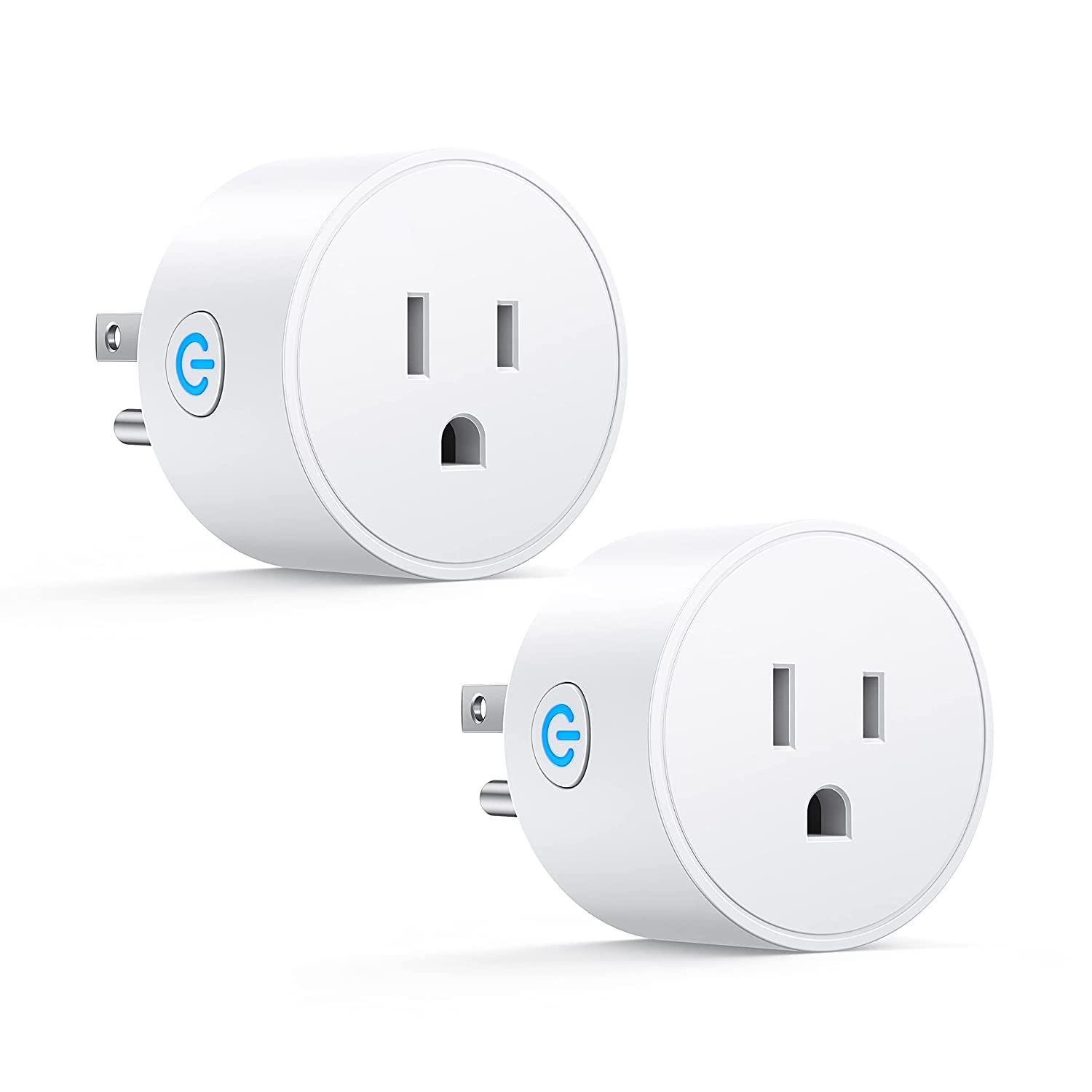 Smart Plug Support Smart Life, Siri, SmartThings, Alexa Google Assistant for Voice Control, Remote Control, Timer, Mini Smart Outlet,No Hub Required,FCC ETL Certified