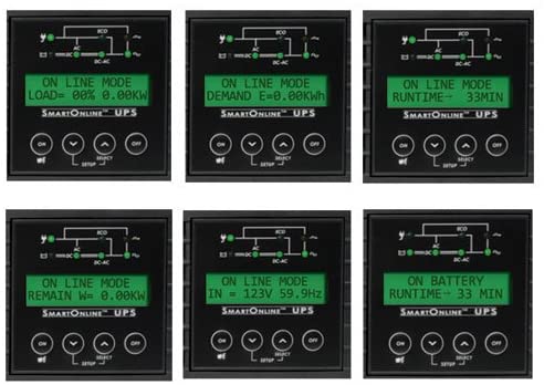 Tripp Lite Smart Online 120V 3kVA 2.7kW Double-Conversion UPS, 3U Rack/Tower, Extended Run, WEBCARDLX Network Interface, LCD, USB, DB9 (SU3000RTXLCD3N)