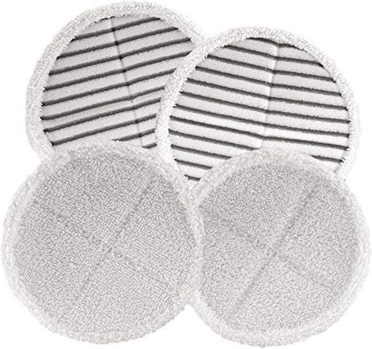 Bissell 2124 Spinwave Mop Pad Kit Replacement Pads, White