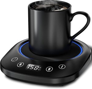 Coffee Mug Warmer Electric Cup Warmer for Office Desk Use Auto Shut Off Temperature Settings 9 Hour Timer Settings Smart Coffee Warmer Plate Milk Tea Water (No Cup)