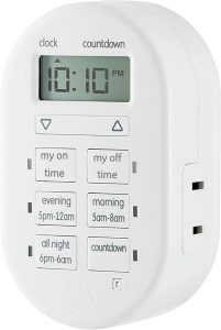 myTouchSmart Indoor Digital Timer, 1-Outlet Polarized (2-Prong) Plug-In, 26892