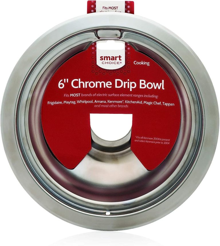 Smart Choice L304430992 Chrome Drip Bowl, Fits Most Brands, 6″
