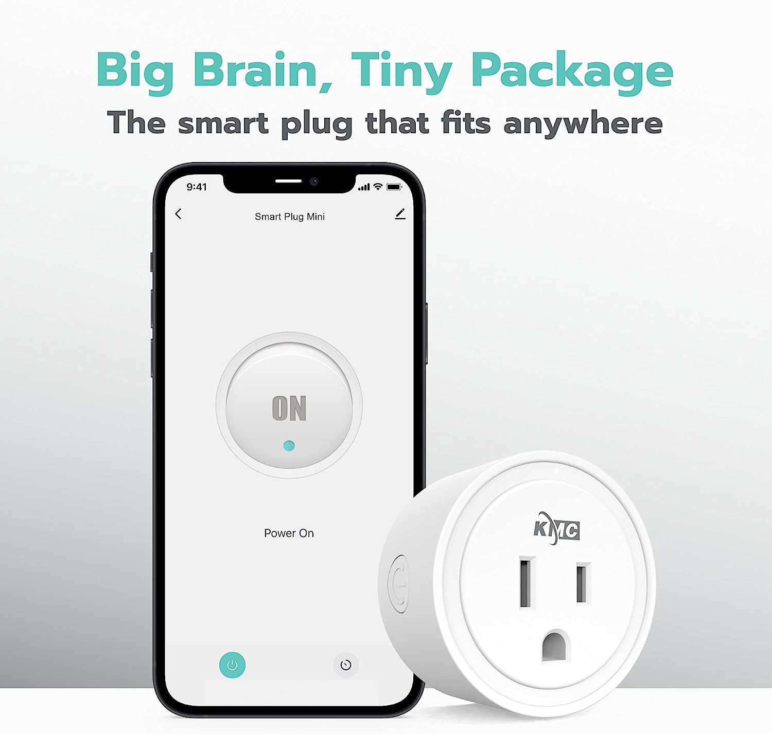 KMC Smart Plug Mini 4-Pack, Wi-Fi Outlets for Smart Home, Remote Command Lights and Devices from Anywhere, No Hub Required, ETL Certified, Works with Alexa and Google Home