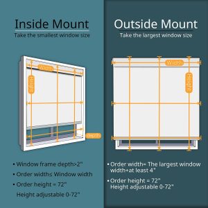 Motorized Blinds No Drill Automatic Blinds for Windows Cordless Roller Shades Electric Blinds with Remote Authority Smart Blinds (Grey, 34 x 72)