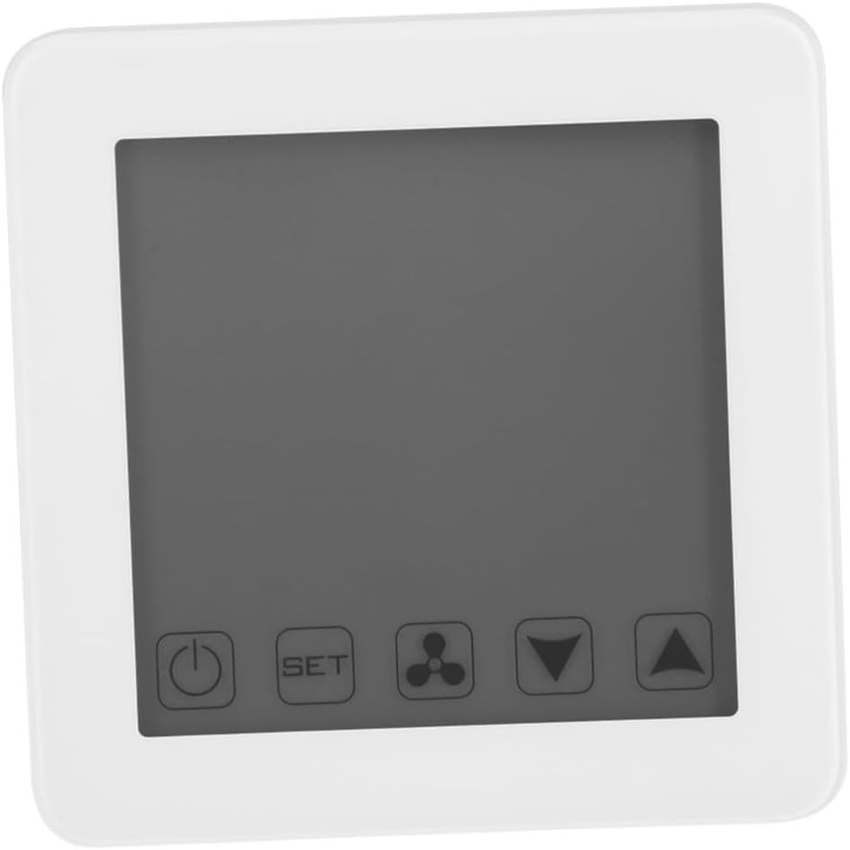 OSALADI Programmable Thermostat WiFi Thermostat Heating Appliance Smart Room Thermostat Floor Thermostat Liquid Crystal White Switch Digital Thermostat