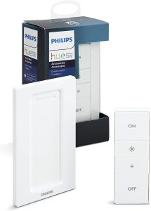 Philips Hue Smart Dimmer Switch with Remote (Requires Hue Hub, Installation-Free, Smart Home, Exclusively for Philips Hue Smart Bulbs)