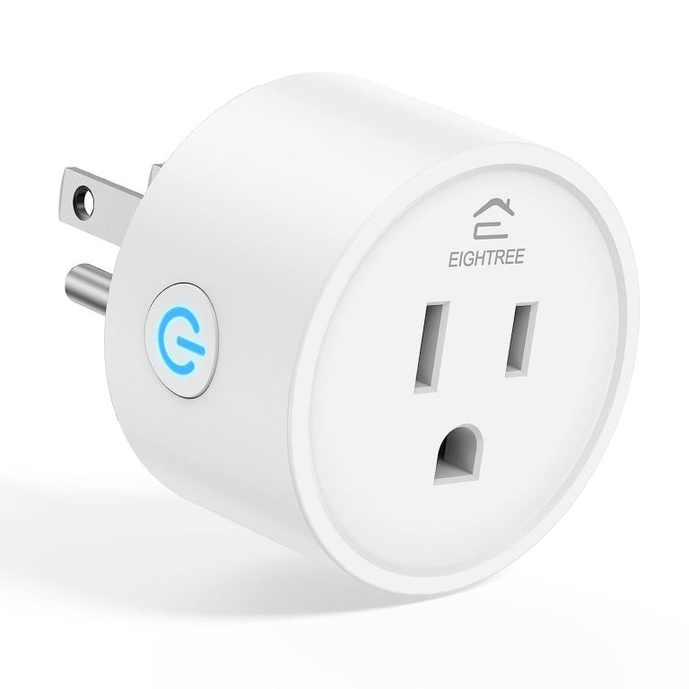 Smart Plug EIGHTREE, Alexa Smart Plugs That Assignment with Alexa and Google Home, Compatible with SmartThings, Smart Outlet with WiFi Remote Control and Timer Function, 2.4GHz Wi-Fi Only, 4Packs
