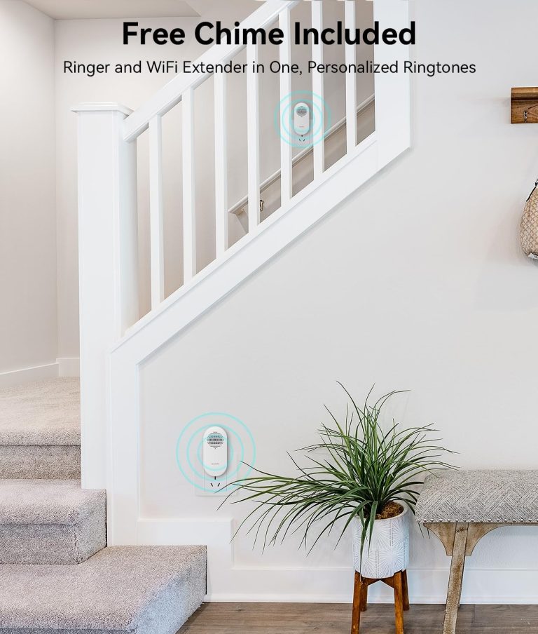 WUUK Wired Doorbell Camera, A Smart Doorbell That Knows You, On-device AI Facial Recognition, Personalized Greeting, No Subscription, Record 24/7, Human & Motion Detection, Local SD Card (not include)