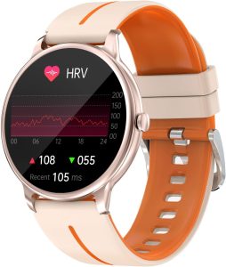HYSTORM Health Smart Watch (HRV,BG) 1.43" AMOLED Always-on Display Fitness Tracker Watch with Bluetooth Call, 8 Health Apps Blood Glucose Heart Monitor Android iOS Waterproof Smartwatch for Men Women