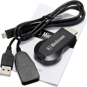 SmartSee MiraScreen Wireless Display Adapter 1080P HDMI Screen Mirroring Media Player TV Stick for Tablet Smartphone