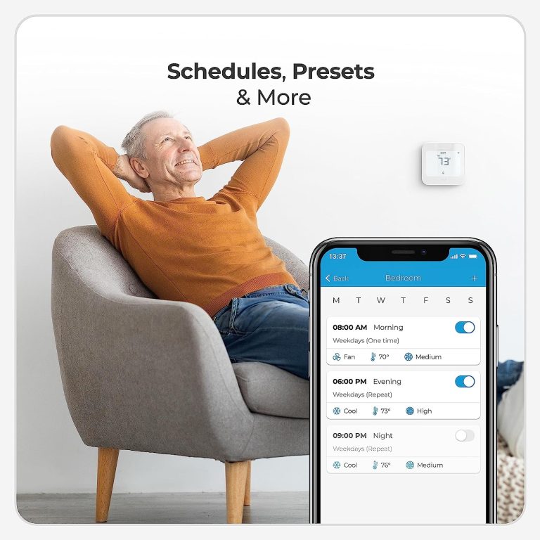 Cielo Breez Max | Smart AC Controller | Smart WiFi Thermostat for Mini-Split, Window & Portable ACs & Heat Pumps | AI-Based Technology | Free App, No Subscriptions | Alexa, Google, Siri, IFTTT (Black)