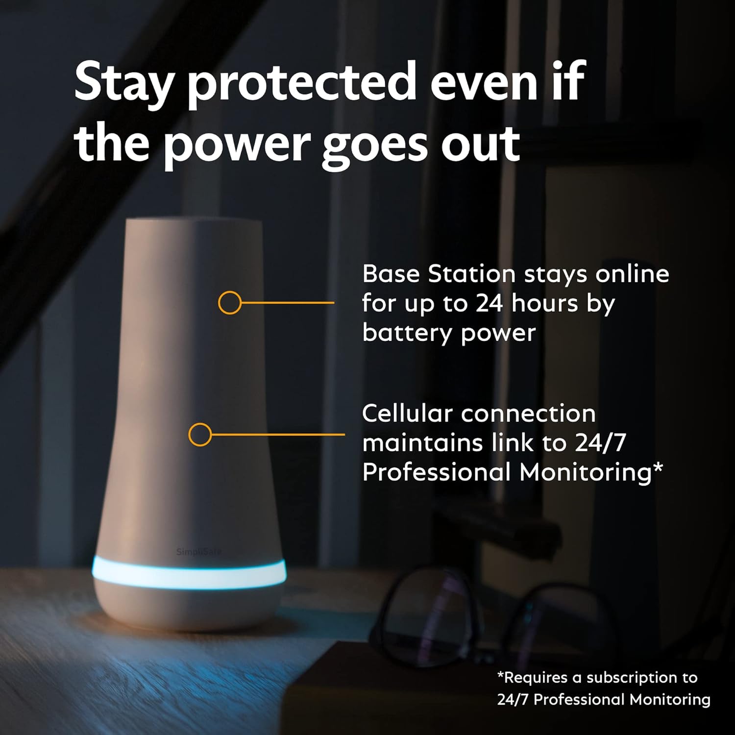 SimpliSafe 12 Piece Wireless Home Security System w/HD Camera – Optional 24/7 Professional Monitoring – No Contract – Compatible with Alexa and Google Assistant