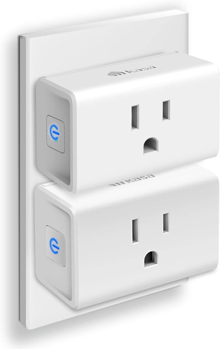 Kasa Smart Plug Ultra Mini 15A, Smart Home Wi-Fi Outlet Works with Alexa, Google Home & IFTTT, No Hub Required, UL Certified, 2.4G WiFi Only, 2-Pack(EP10P2) , White