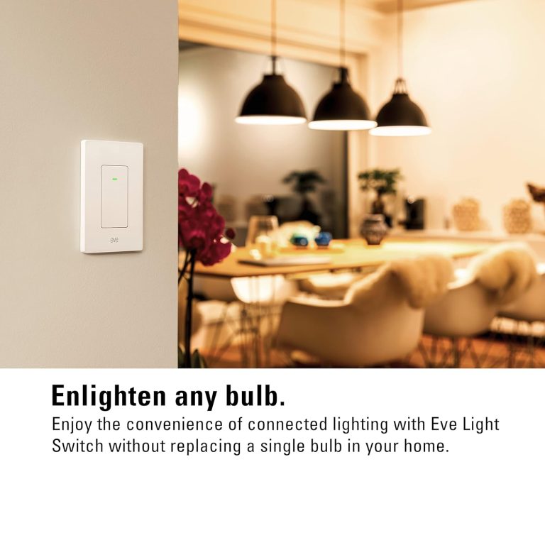 Eve Energy Outlet (Matter) – Smart Outlet & Power Meter, App & Voice Control, No Bridge, Thread, Works with Apple Home, Alexa, Google Home, SmartThings, 100% Privacy, Requires Thread Border Router