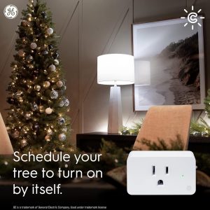 GE CYNC Smart Plug, Indoor Bluetooth and Wi-Fi Outlet Socket, Works with Alexa and Google (1 Pack)