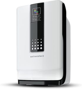 HATHASPACE Smart Air Purifiers - True HEPA Air Purifier, Cleaner & Filter for Allergies, Smoke, Pets - Eliminator of 99.9% of Dust, Pet Hair, Odors - HSP001-700 Sq. Ft.