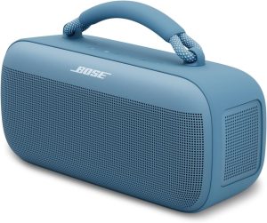 Bose SoundLink Max Portable Speaker, Large Waterproof Bluetooth Speaker, Up to 20 Hours of Battery Life, USB-C, Built-in 3.5mm AUX Input, Black