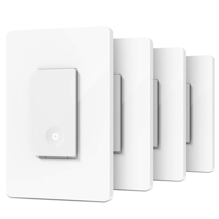 TREATLIFE 3 Way Smart Light Switch 4 Pack, 2.4GHz Wi-Fi Smart Switch Works with Alexa and Google Home, Neutral Wire Required, Remote Control, FCC Certified, No Hub Required