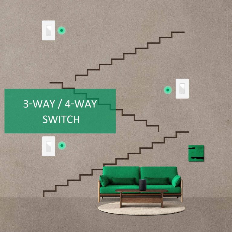 Zigbee 3 Way Smart Switch no Neutral Required | Master & Add-on Kit Smart Light Switch Compatible with Alexa, SmartThings and Work with Google Home, Smart Home Devices