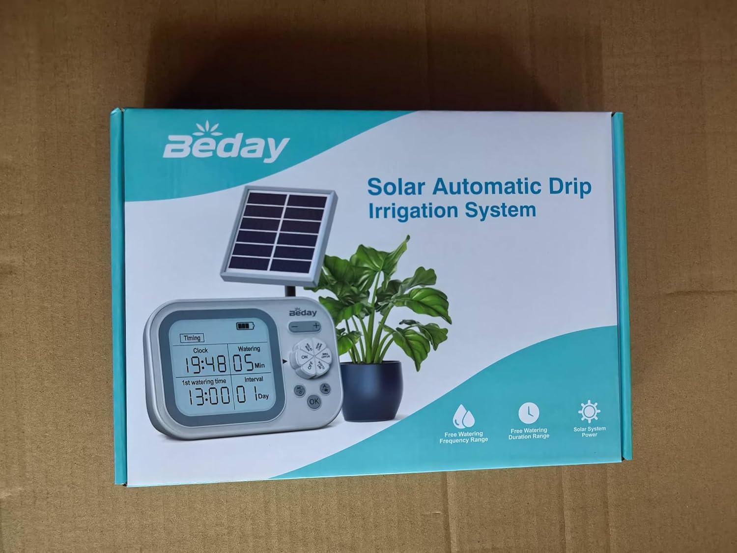 Solar Automatic Drip Irrigation System Houseplant Auto Self Watering Device Waterer for 15 Potted Plants Outdoor Indoor Garden Balcony Vacation While Away